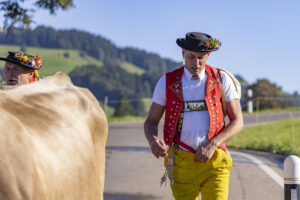 Appenzell, Appenzell Ausserrohden, Appenzeller Hinterland, Brauchtum, Landwirtschaft, Ostschweiz, Schweiz, Schönengrund, Sennen, Suisse, Switzerland, Tracht, Viehschau, Wirtschaft, tradition