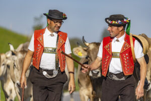 Appenzell, Appenzell Ausserrohden, Appenzeller Hinterland, Brauchtum, Landwirtschaft, Ostschweiz, Schweiz, Schönengrund, Sennen, Suisse, Switzerland, Tracht, Viehschau, Wirtschaft, tradition