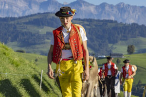 Appenzell, Appenzell Ausserrohden, Appenzeller Hinterland, Brauchtum, Landwirtschaft, Ostschweiz, Schweiz, Schönengrund, Sennen, Suisse, Switzerland, Tracht, Viehschau, Wirtschaft, tradition