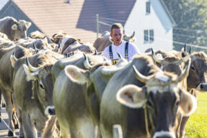 Appenzell, Appenzell Ausserrohden, Appenzeller Hinterland, Brauchtum, Landwirtschaft, Ostschweiz, Schweiz, Stein, Suisse, Switzerland, Tracht, Viehschau, Wirtschaft, tradition