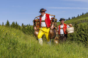 Alpabfahrt, Alpaufzug, Alpfahrt, Appenzell, Appenzell Innerrhoden, Schweiz, Schwende, Sennen, Suisse, Switzerland, Tracht, Öberefahre