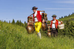Alpabfahrt, Alpaufzug, Alpfahrt, Appenzell, Appenzell Innerrhoden, Schweiz, Schwende, Sennen, Suisse, Switzerland, Tracht, Öberefahre