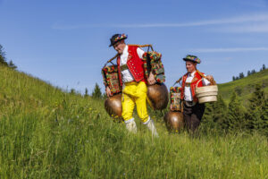 Alpabfahrt, Alpaufzug, Alpfahrt, Appenzell, Appenzell Innerrhoden, Schweiz, Schwende, Sennen, Suisse, Switzerland, Tracht, Öberefahre