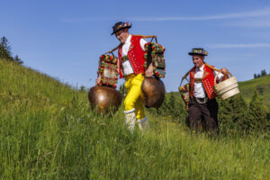 Alpabfahrt, Alpaufzug, Alpfahrt, Appenzell, Appenzell Innerrhoden, Schweiz, Schwende, Sennen, Suisse, Switzerland, Tracht, Öberefahre