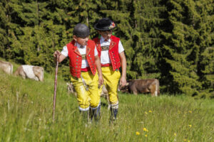 Alpabfahrt, Alpaufzug, Alpfahrt, Appenzell, Appenzell Innerrhoden, Schweiz, Schwende, Sennen, Suisse, Switzerland, Tracht, Öberefahre
