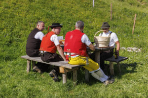 Alpabfahrt, Alpaufzug, Alpfahrt, Appenzell, Appenzell Innerrhoden, Schweiz, Schwende, Sennen, Suisse, Switzerland, Tracht, Öberefahre