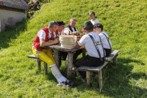 Alpabfahrt, Alpaufzug, Alpfahrt, Appenzell, Appenzell Innerrhoden, Schweiz, Schwende, Sennen, Suisse, Switzerland, Tracht, Öberefahre