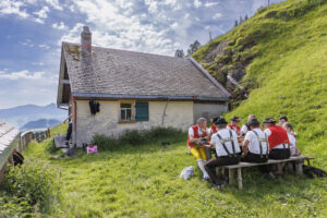 Alpabfahrt, Alpaufzug, Alpfahrt, Appenzell, Appenzell Innerrhoden, Schweiz, Schwende, Sennen, Suisse, Switzerland, Tracht, Öberefahre
