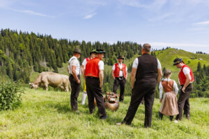 Alpabfahrt, Alpaufzug, Alpfahrt, Appenzell, Appenzell Innerrhoden, Schweiz, Schwende, Sennen, Suisse, Switzerland, Tracht, Öberefahre