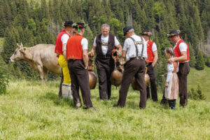 Alpabfahrt, Alpaufzug, Alpfahrt, Appenzell, Appenzell Innerrhoden, Schweiz, Schwende, Sennen, Suisse, Switzerland, Tracht, Öberefahre