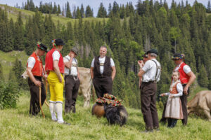 Alpabfahrt, Alpaufzug, Alpfahrt, Appenzell, Appenzell Innerrhoden, Schweiz, Schwende, Sennen, Suisse, Switzerland, Tracht, Öberefahre