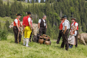 Alpabfahrt, Alpaufzug, Alpfahrt, Appenzell, Appenzell Innerrhoden, Schweiz, Schwende, Sennen, Suisse, Switzerland, Tracht, Öberefahre