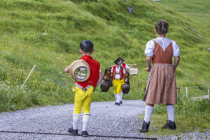 Alpabfahrt, Alpaufzug, Alpen, Alpfahrt, Appenzell, Appenzell Ausserrohden, Appenzeller Hinterland, Hundwil, Ostschweiz, Schweiz, Schwägalp, Sennen, Suisse, Switzerland, Säntis, Tracht, Urnaesch, tradition, Öberefahre