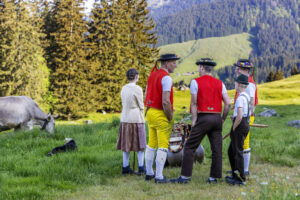 Alpabfahrt, Alpaufzug, Alpen, Alpfahrt, Appenzell, Appenzell Ausserrohden, Appenzeller Hinterland, Hundwil, Ostschweiz, Schweiz, Schwägalp, Sennen, Suisse, Switzerland, Säntis, Tracht, Urnaesch, tradition, Öberefahre