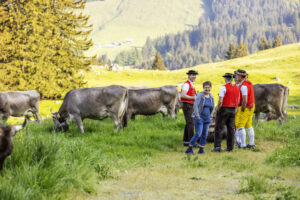 Alpabfahrt, Alpaufzug, Alpen, Alpfahrt, Appenzell, Appenzell Ausserrohden, Appenzeller Hinterland, Hundwil, Ostschweiz, Schweiz, Schwägalp, Sennen, Suisse, Switzerland, Säntis, Tracht, Urnaesch, tradition, Öberefahre