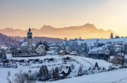 Abend, Alpstein, Appenzell, Appenzell Ausserrohden, Dorf, Fotografie, Hügel, Jahreszeiten, Landschaftsfotografie, Nacht, Ostschweiz, Photography, Schnee, Schweiz, Speicher, Suisse, Switzerland, Säntis, Wetter, Winter, landscape photography